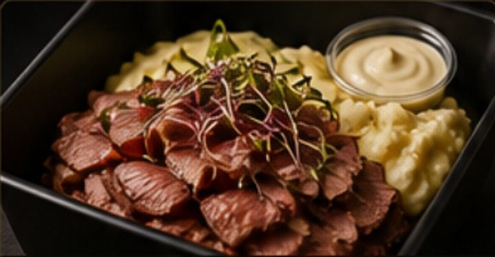 Roastbeef box s prílohou